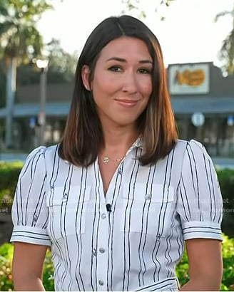 Marissa Parra’s striped shirtdress on Today