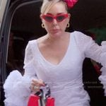 Marysol’s red bag and sunglasses on The Real Housewives of Miami