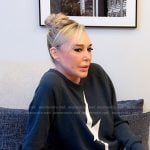 Marysol’s black bolt sweatshirt on The Real Housewives of Miami
