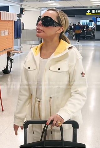 Maryson's white jacket and pants on The Real Housewives of Miami