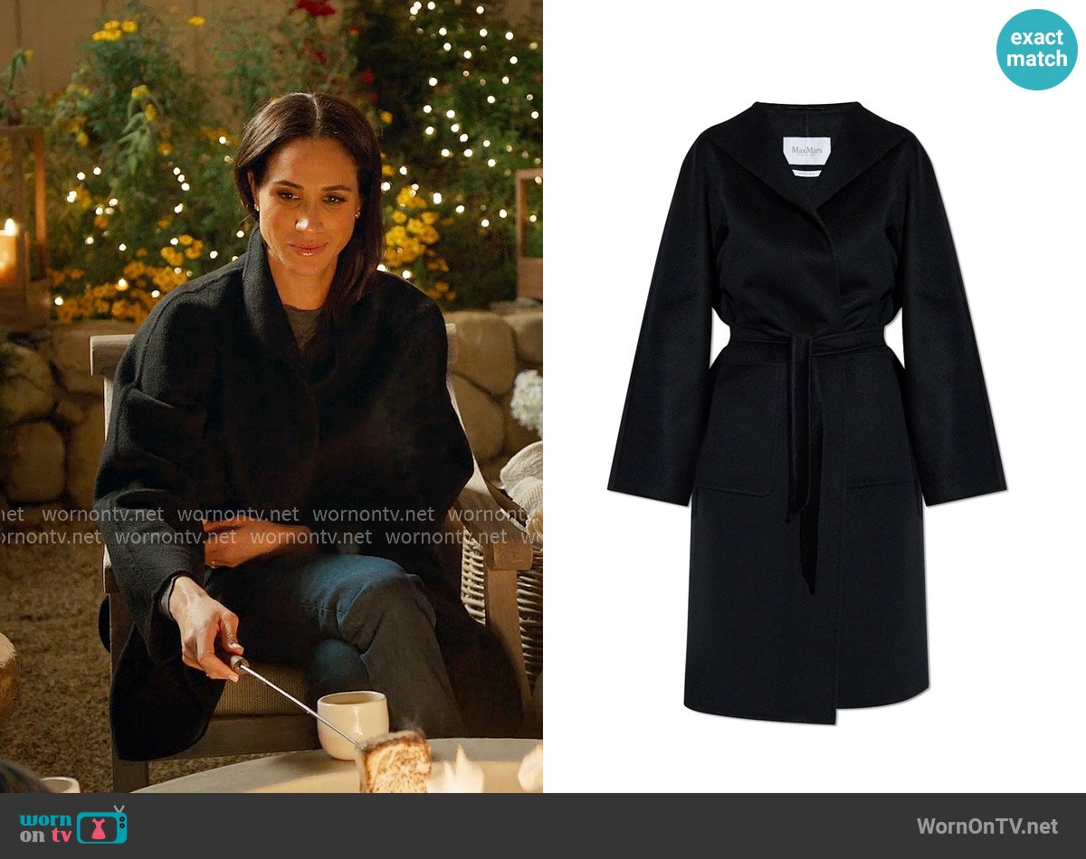 Max Mara Lilia Coat worn by Meghan Markle on With Love Meghan