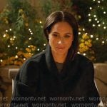 Meghan Markle’s black coat on With Love Meghan
