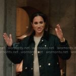 Meghan Markle’s green jacket on With Love Meghan