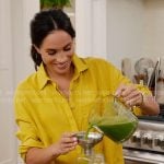 Meghan Markle’s yellow linen tunic shirt on With Love Meghan