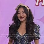 Michelle Parks’s navy floral dress on Today