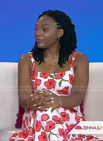 Minaa B.’s poppy print dress on Today