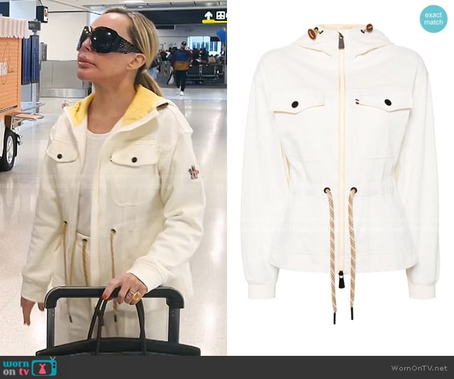 Moncler Grenoble Zip-up Hoodie worn by Marysol Patton (Marysol Patton) on The Real Housewives of Miami