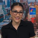 Morgan’s black zip dress on NBC News Daily