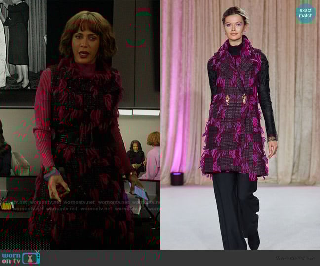 Nardos Design 2024 Fall Winter Collection worn by Lisa Todd Wexley (Nicole Ari Parker) on And Just Like That