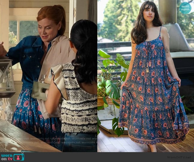 Natalie Martin January Dress worn by Katherine Walter (Sarah Rafferty) on My Life with the Walter Boys