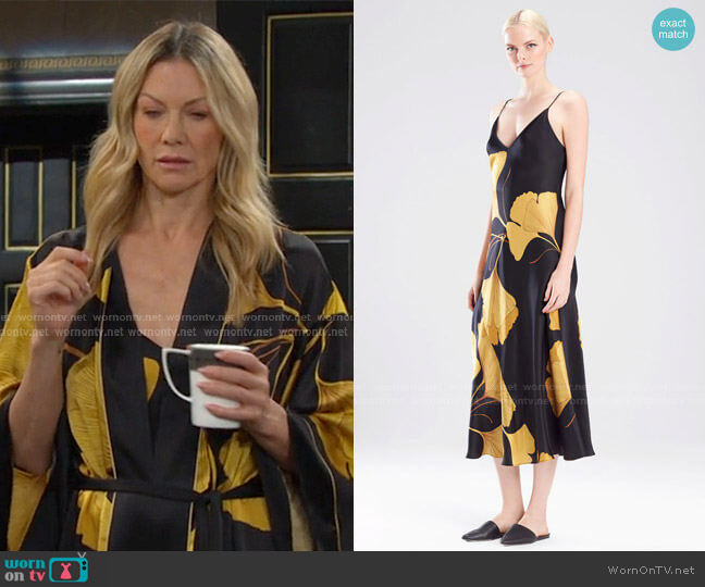 Natori Gingko Gown worn by Kristen DiMera (Stacy Haiduk) on Days of our Lives