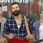 Jordan Davis’s navy check shirt on Today