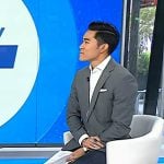 Brian Cheung’s white and red shoes on Today