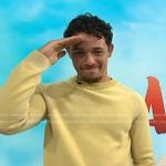 Anthony Ramos’s yellow ribbed sweater on Today