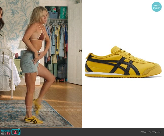 Onitsuka Tiger Mexico 66 Classic Retro Sneakers in Yellow worn by Taylor Jewel (Rain Spencer) on The Summer I Turned Pretty