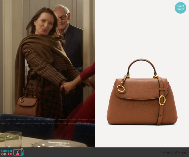 Oscar de la Renta The Mini Poppy worn by Charlotte York (Kristin Davis) on And Just Like That