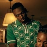 Pastor Zeke’s green knit polo on The Chi