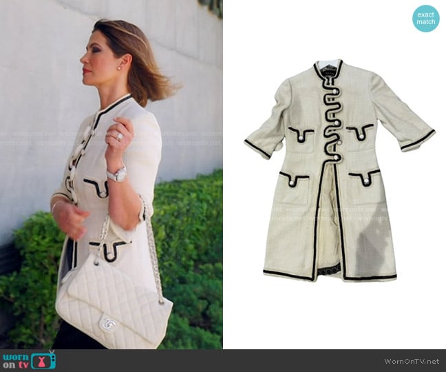 Paul Smith Tweed Jacket worn by Julia Lemigova (Julia Lemigova) on The Real Housewives of Miami