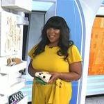 Charli Penn’s yellow jumpsuit on Today