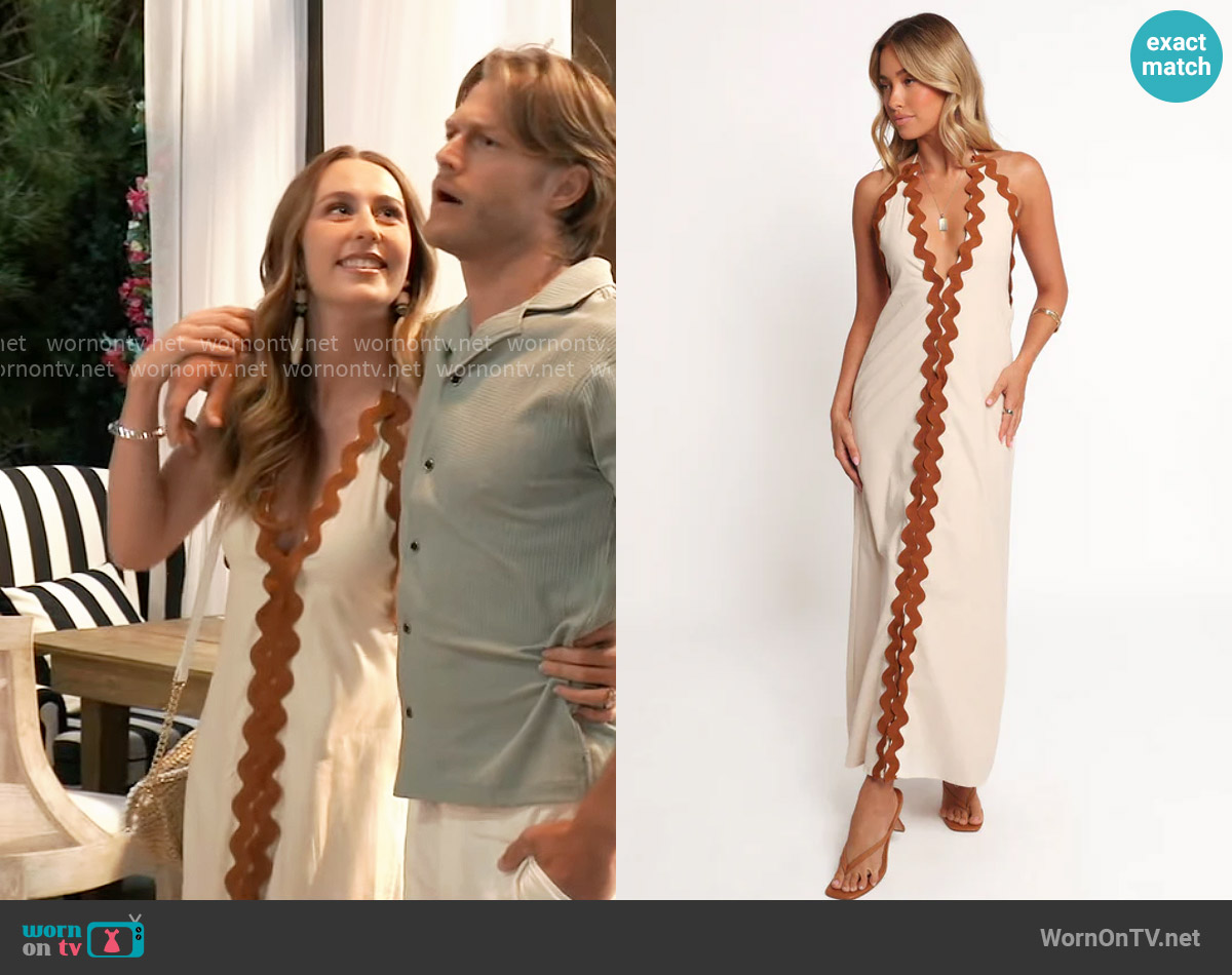 Petal + Pup Quinley Maxi Dress worn by Josslyn Jacks (Eden McCoy) on General Hospital