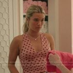 Taylor’s pink polka dot halter top on The Summer I Turned Pretty