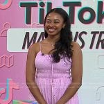 Dana Samuel’s pink eyelet dress on Today