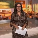 Savannah’s metallic pink bow sandals on NBC News Daily