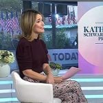 Savannah’s pink sandals on Today