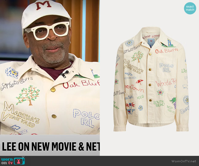 Polo Ralph Lauren The Oak Bluffs Workwear Jacket worn by Spike Lee on CBS Mornings