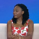 Minaa B.’s poppy print dress on Today