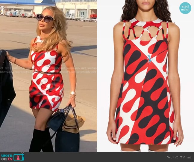 Pucci Leocorno-print Minidress worn by Lisa Hochstein (Lisa Hochstein) on The Real Housewives of Miami