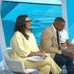 Savannah’s white slingback pumps on Today