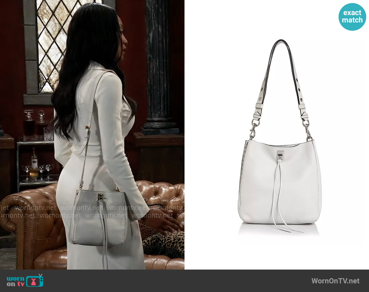 Rebecca Minkoff Darren Leather Bag worn by Jordan Ashford (Tanisha Mariko Harper) on General Hospital
