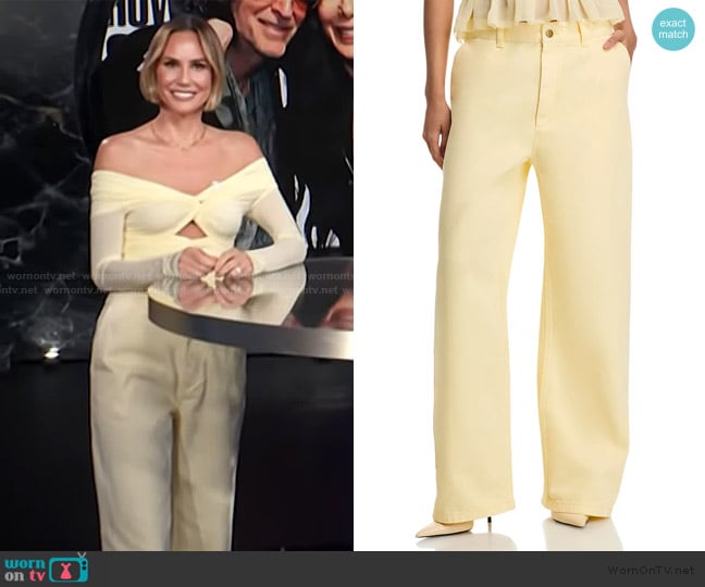 Ronny Kobo Matteo Pant worn by Keltie Knight on E! News