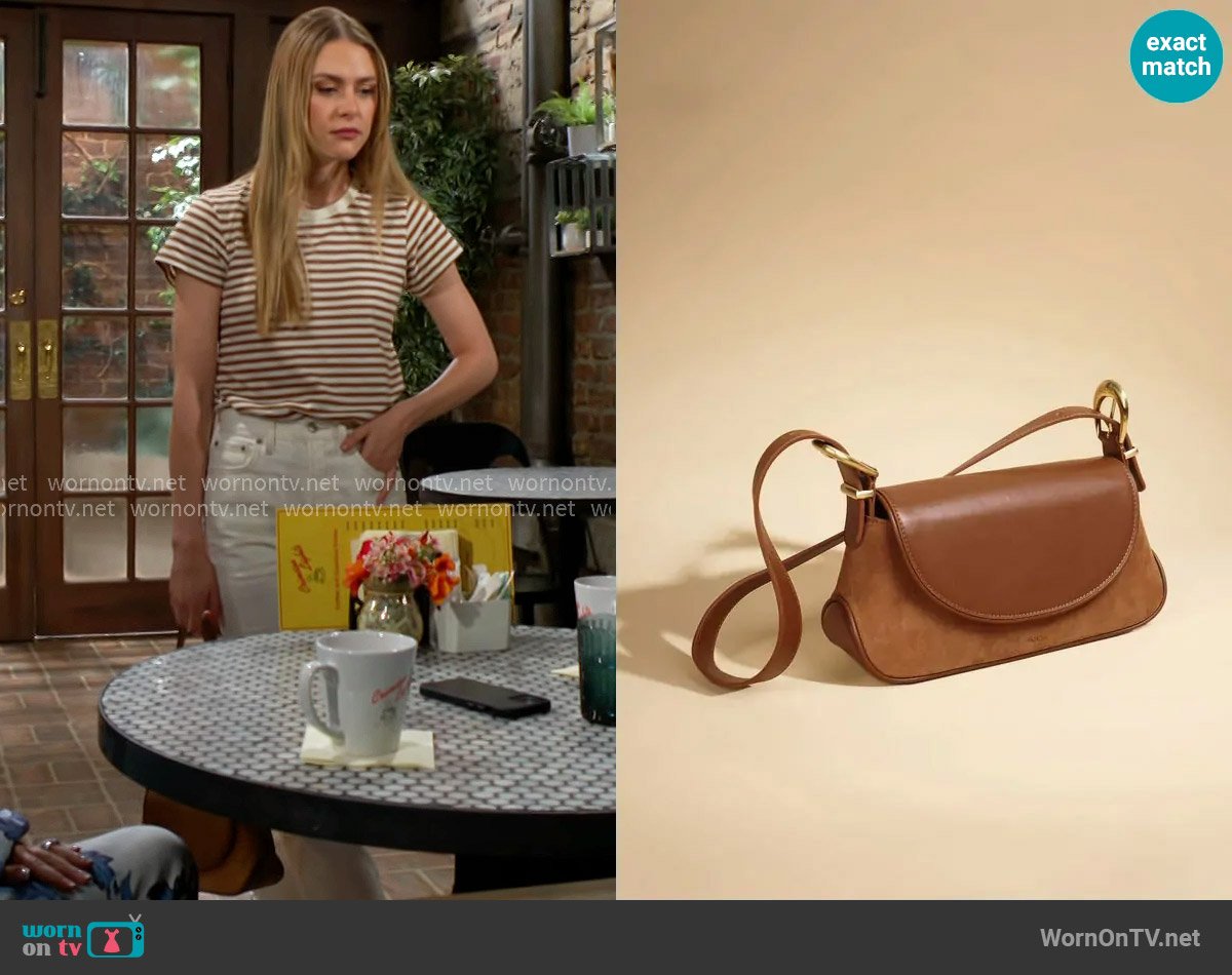Sancia The Remi Bag worn by Claire Grace (Hayley Erin) on The Young and the Restless
