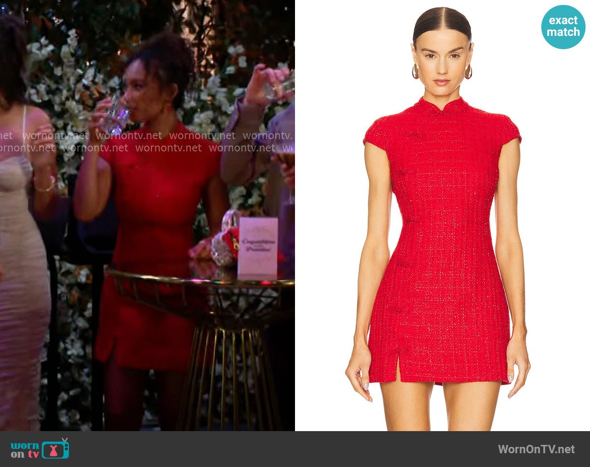 Sau Lee Natasha Dress worn by Toni (Jasmine Dampiér) on The Bold and the Beautiful