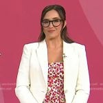 Savannah’s berry print mini dress on Today