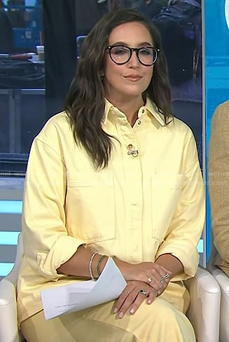 Savannah’s yellow shirt on Today