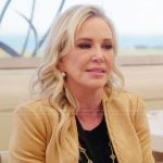 Shannon’s suede jacket on The Real Housewives of Orange County