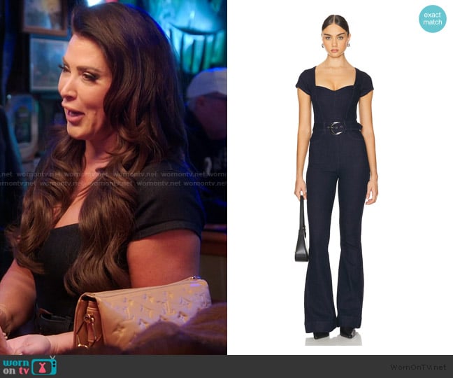Show Me Your Mumu Downtown Jumpsuit worn by Emily Simpson on The Real Housewives of Orange County