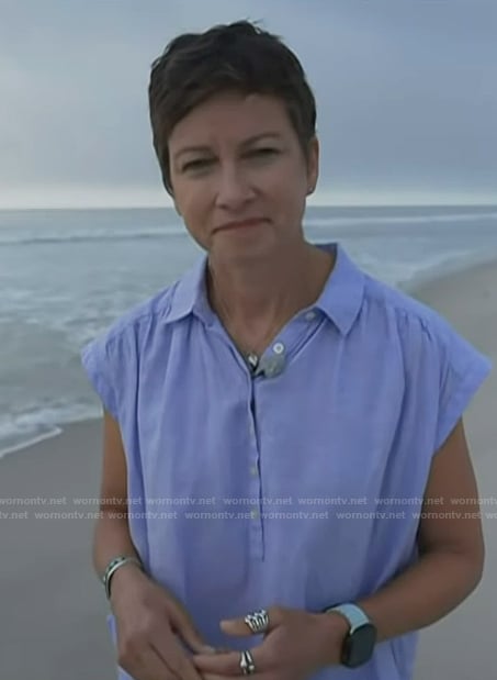 Stephanie's blue top on Today