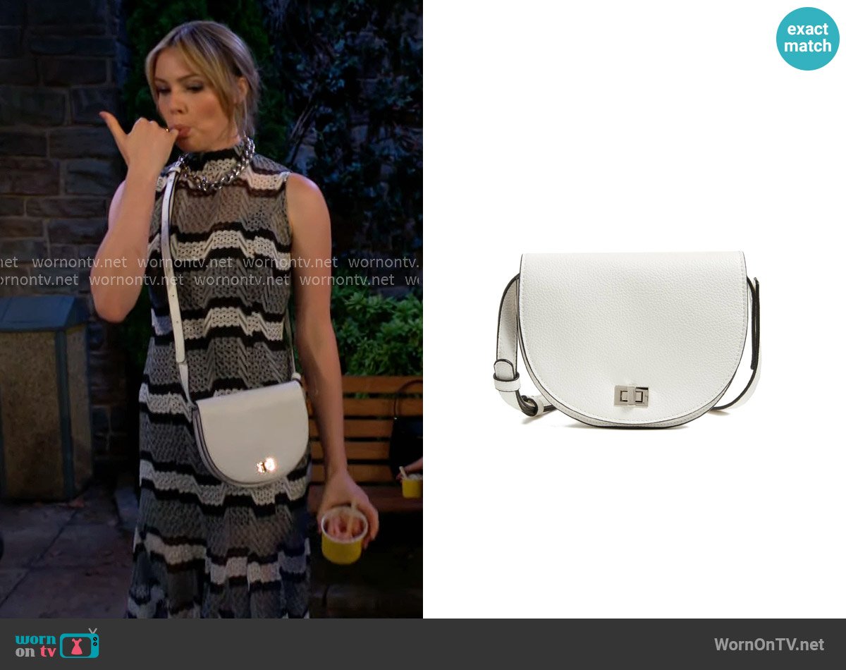 Steve Madden Luann Crossbody Bag worn by Tessa Porter (Cait Fairbanks) on The Young and the Restless