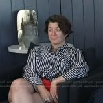 Kristie D’Ambrosio-Correll’s blue striped shirt on Today