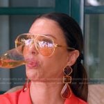 Adriana’s pilot sunglasses and earrings on The Real Housewives of Miami