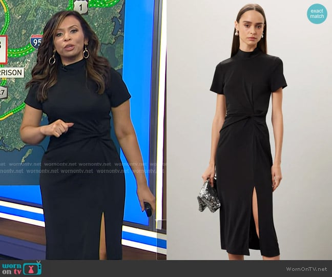 Tanya Taylor Flint Dress worn by Adelle Caballero on Today