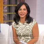 Dr. Tara Narula's green print dress on Good Morning America