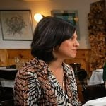 Tejal Rao’s tiger print short sleeve shirt on Today