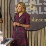 Tory Johnson’s floral print shirtdress on Good Morning America