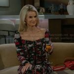 Vanessa's floral lace-up dress on Beyond the Gates