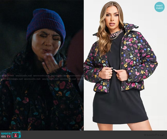Vans Foundry Printed Jacket worn by Olivia (Gabrielle Jacinto) on My Life with the Walter Boys